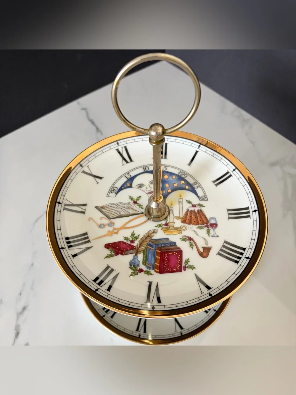 Dickens Clock Tiered Server by Dept. 56
